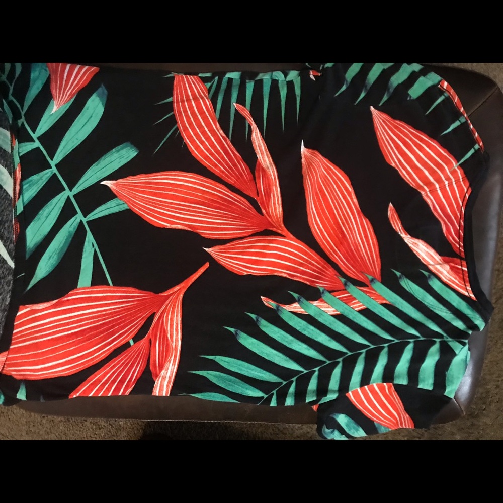 Modern amusement floral plant tee from pacsun